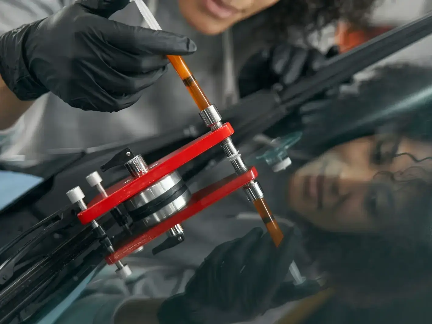 mobile windshield repair service at a Mercer Island home near Island Crest